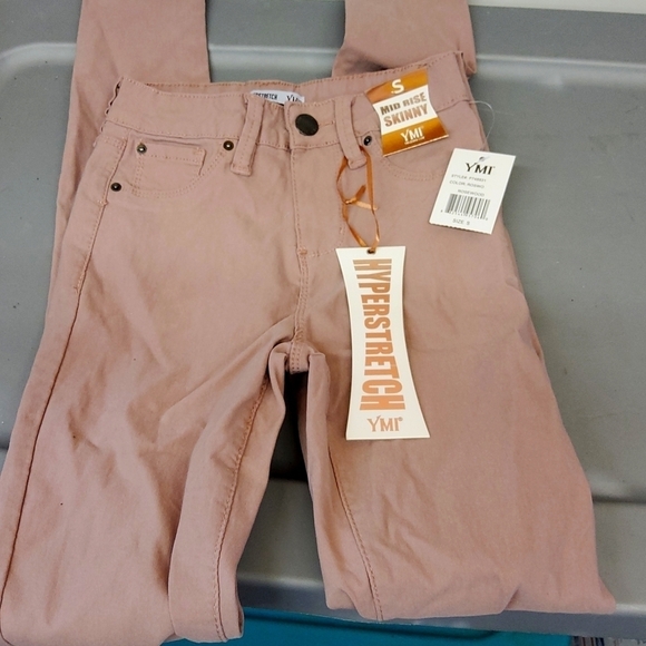 YMI Pants - Ymi mid rise skinny hyper  stretch rosewood jeggings